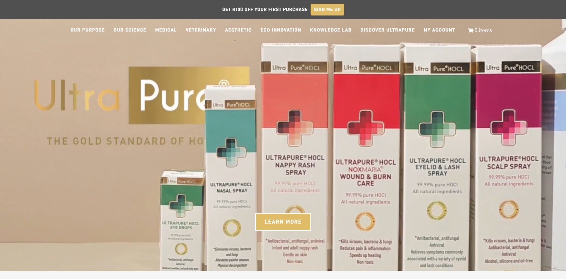 UltraPure Website Design