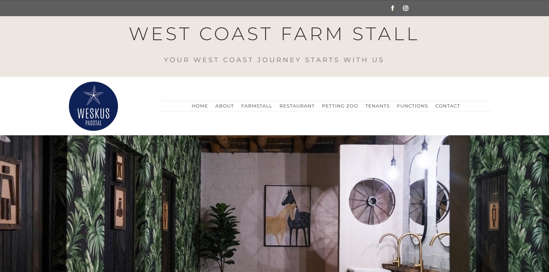 Weskus Padstal website design