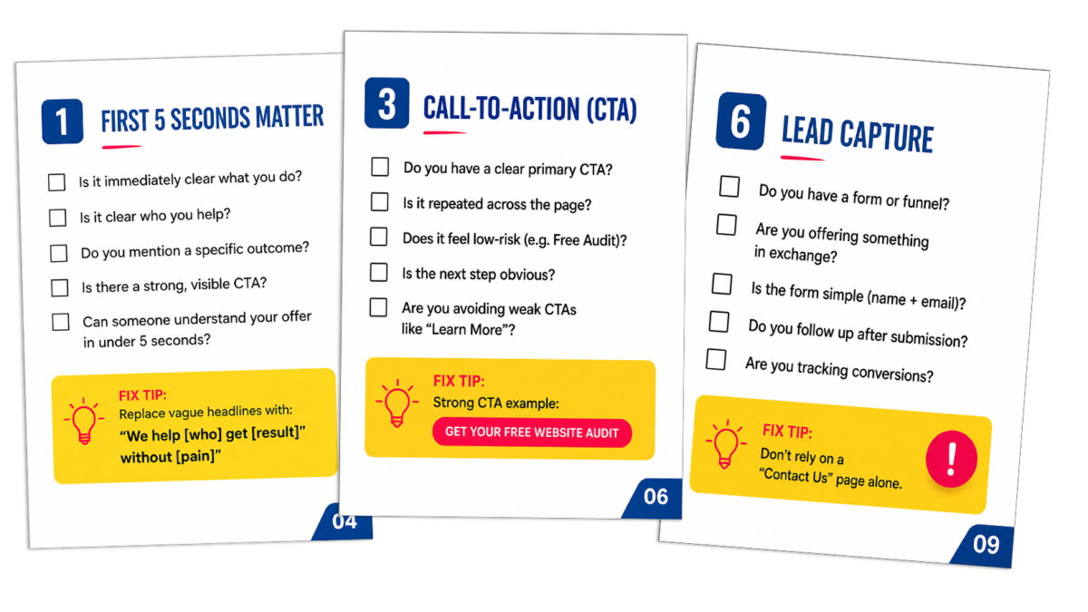 Website Lead Generation Checklist Website Lead Generation Checklist